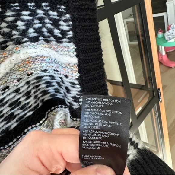 Anthropologie Knit Prussia Sweater Vest textured wool scoop neck stripes rainbow - Picture 4 of 8